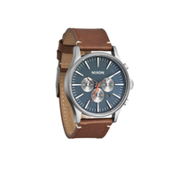 Load image into Gallery viewer, Nixon Sentry Chrono Leather Watch