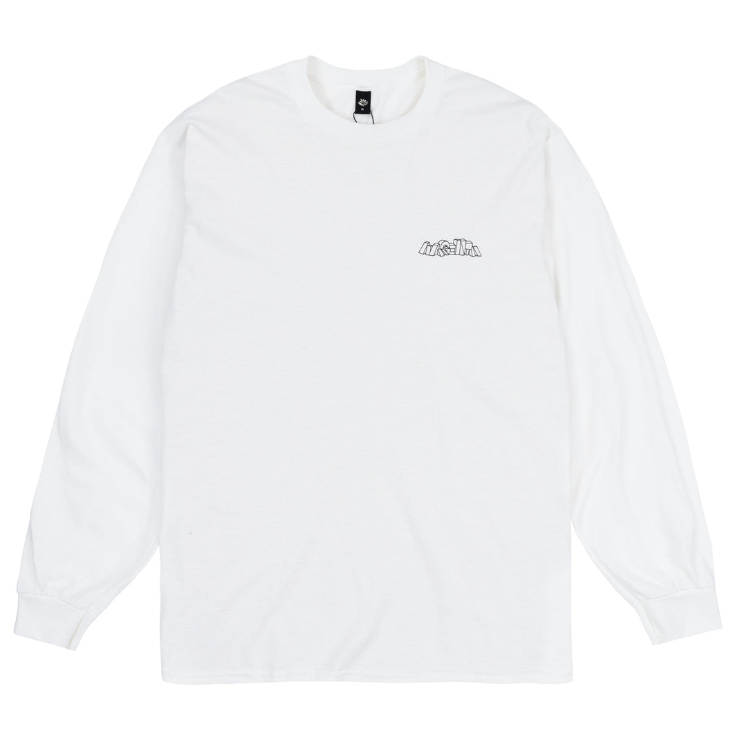 Magenta Brutalista Long Sleeve T-Shirt