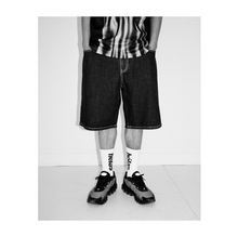Load image into Gallery viewer, Hélas Dieu Grec Denim Short
