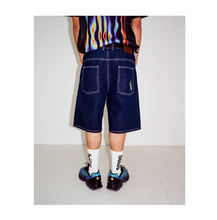 Load image into Gallery viewer, Hélas Dieu Grec Denim Short
