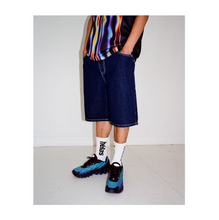Load image into Gallery viewer, Hélas Dieu Grec Denim Short

