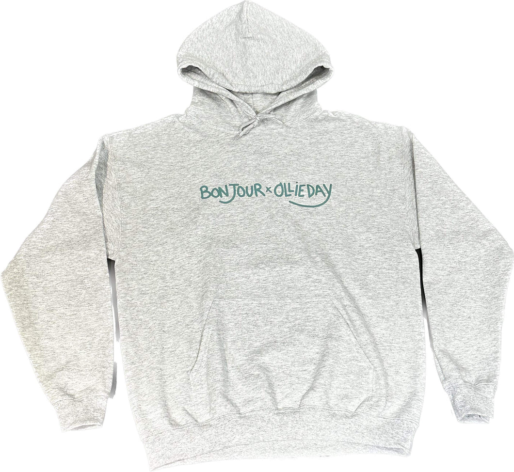 Sweat à capuche Ollieday Skateshop x Bonjour