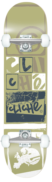 Skateboard Complet Cliché Letter Press 7.75