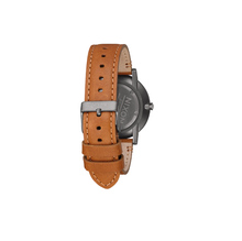 Load image into Gallery viewer, Nixon Porter Leather Watch Gunmetal/Charcoal/Taupe
