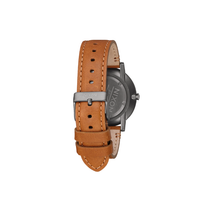 Load image into Gallery viewer, Montre Nixon Porter Leather Gunmetal/Charcoal/Taupe
