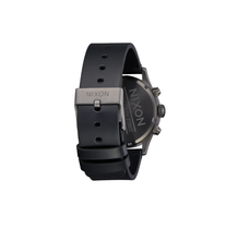 Load image into Gallery viewer, Montre Nixon Sentry Chrono Leather V1 All Gunmetal Black
