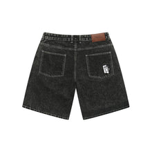 Load image into Gallery viewer, Hélas Dieu Grec Denim Short
