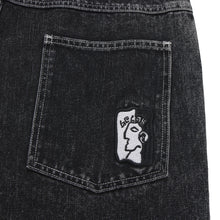 Load image into Gallery viewer, Hélas Dieu Grec Denim Short
