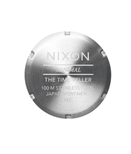 Load image into Gallery viewer, Nixon Time Teller watches silver black 
