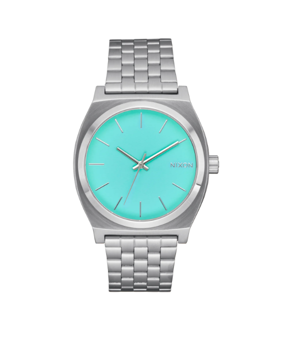 Montre Nixon Time Teller Silver Turquoise