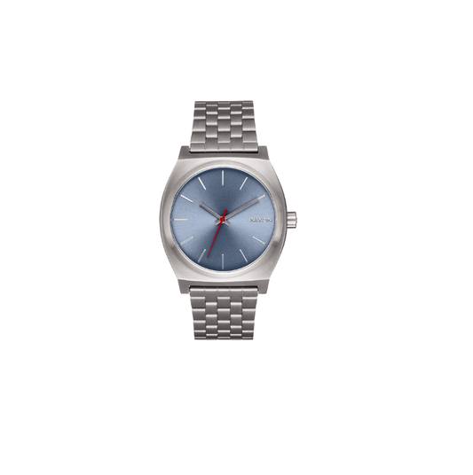 Nixon Time Teller Light Gunmetal Dusty Blue Watch 