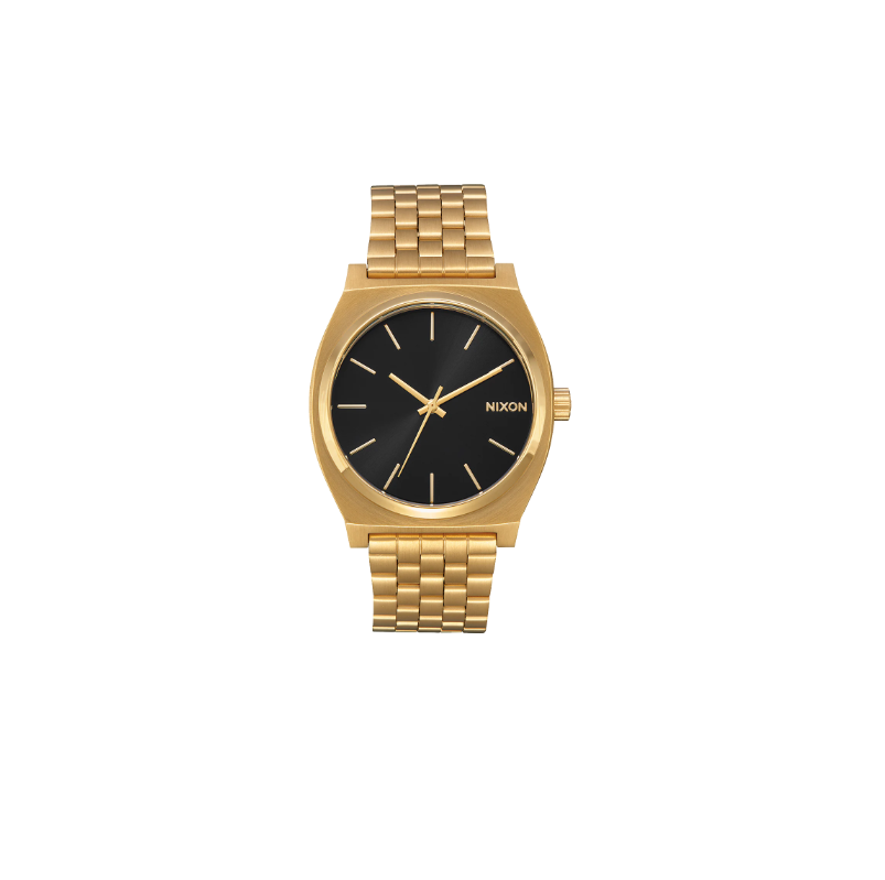 Nixon Time Teller Gold Black Watch 