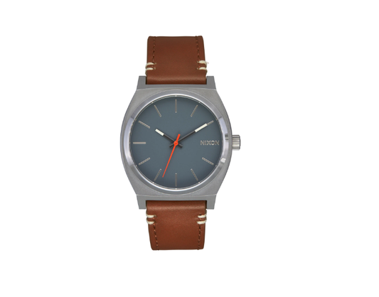 Nixon Time Teller Leather Watch