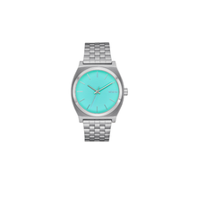 Load image into Gallery viewer, Montre Nixon Time Teller Silver Turquoise
